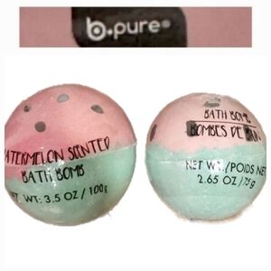B•Pure Watermelon Scented Bath Bomb Set